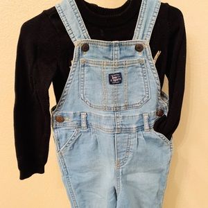 Denim overalls